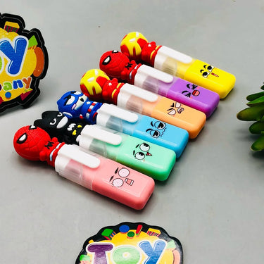 6Pcs Cartoon Themed Colorful Highlighter